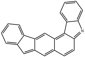 Fluoreno[2,3-c]carbazole (8CI,9CI) Structural