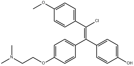 N,N-Dimethyl-4-hydroxymethoxy Clomiphene Structural