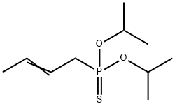 Phosphonothioic acid, 2-butenyl-, O,O-bis(1-methylethyl) ester (9CI) Structural