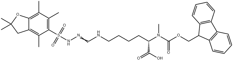 FMoc-N-Me-HoArg(pbf)-OH Structural