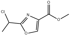 methyl 2-(1-chloroethyl)-1,3-oxazole-4-carboxylate Structural