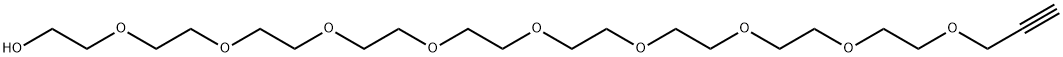 Propargyl-PEG10-alcohol Structural