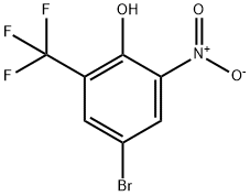 Phenol, 4-bromo-2-nitro-6-(trifluoromethyl)- Structural
