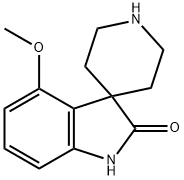 Spiro[3H-indole-3,4'-piperidin]-2(1H)-one, 4-methoxy- Structural