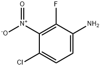 Benzenamine, 4-chloro-2-fluoro-3-nitro- Structural