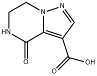 Pyrazolo[1,5-a]pyrazine-3-carboxylic acid, 4,5,6,7-tetrahydro-4-oxo- Structural