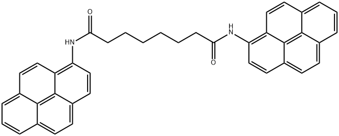 Octanediamide, N1,N8-di-1-pyrenyl- Structural