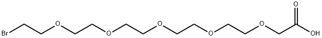 Br-PEG5-CH2COOH Structural