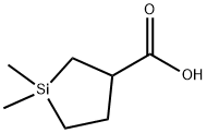 Silacyclopentane-3-carboxylic acid, 1,1-dimethyl- Structural