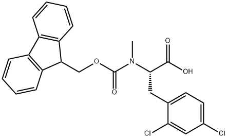 L-Phenylalanine, 2,4-dichloro-N-[(9H-fluoren-9-ylmethoxy)carbonyl]-N-methyl- Structural