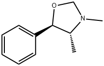 Oxazolidine, 3,4-dimethyl-5-phenyl-, (4R,5R)- Structural