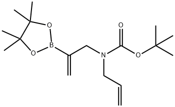 Carbamic acid, N-2-propen-1-yl-N-[2-(4,4,5,5-tetramethyl-1,3,2-dioxaborolan-2-yl)-2-propen-1-yl]-, 1,1-dimethylethyl ester Structural