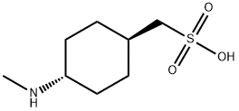 Trans-(4-(methylamino)cyclohexyl)methanesulfonic acid Structural