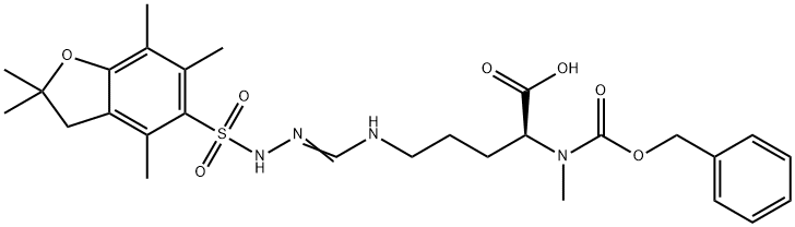 Z-N-Me-Arg(pbf)-OH Structural