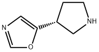 Oxazole, 5-(3R)-3-pyrrolidinyl- Structural