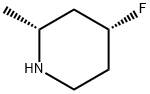 Piperidine, 4-fluoro-2-methyl-, (2R,4R)- Structural