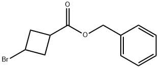 Cyclobutanecarboxylic acid, 3-bromo-, phenylmethyl ester Structural