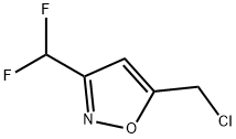 Isoxazole, 5-(chloromethyl)-3-(difluoromethyl)- Structural
