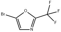 Oxazole, 5-bromo-2-(trifluoromethyl)- Structural