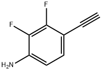 Benzenamine, 4-ethynyl-2,3-difluoro- Structural