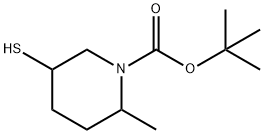 tert-butyl
2-methyl-5-sulfanylpiperidine-1-carboxylate Structural
