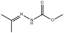 Hydrazinecarboxylic acid, 2-(1-methylethylidene)-, methyl ester Structural