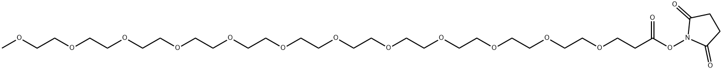 MPEG11-CH2CH2COONHS Structural