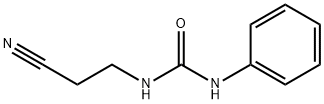 Urea, N-(2-cyanoethyl)-N'-phenyl- Structural