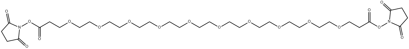 Bis-peg10-nhs ester Structural