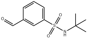 Benzenesulfonamide, N-(1,1-dimethylethyl)-3-formyl- Structural