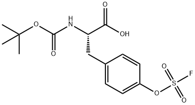 L-Tyrosine, N-[(1,1-dimethylethoxy)carbonyl]-O-(fluorosulfonyl)- Structural