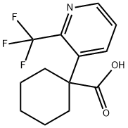Cyclohexanecarboxylic acid, 1-[2-(trifluoromethyl)-3-pyridinyl]-