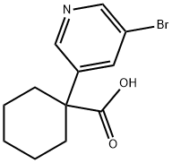 Cyclohexanecarboxylic acid, 1-(5-bromo-3-pyridinyl)-