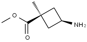 Cyclobutanecarboxylic acid, 3-amino-1-methyl-, methyl ester, cis- Structural
