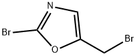 Oxazole, 2-bromo-5-(bromomethyl)- Structural