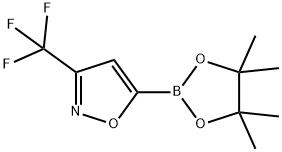 Isoxazole, 5-(4,4,5,5-tetramethyl-1,3,2-dioxaborolan-2-yl)-3-(trifluoromethyl)- Structural
