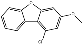 Dibenzofuran, 1-chloro-3-methoxy- Structural