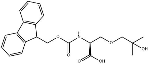 (2S)-2-({[(9H-fluoren-9-yl)methoxy]carbonyl}amino)-3-(2-hydroxy-2-methylpropoxy)propanoic acid Structural