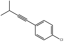 Benzene, 1-chloro-4-(3-methyl-1-butyn-1-yl)- Structural
