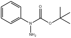 Hydrazinecarboxylic acid, 1-phenyl-, 1,1-dimethylethyl ester Structural