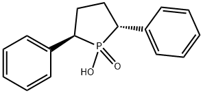 Phospholane, 1-hydroxy-2,5-diphenyl-, 1-oxide, (2R,5R)- Structural