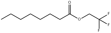Octanoic acid, 2,2,2-trifluoroethyl ester Structural