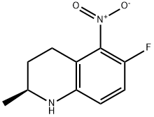 Quinoline, 6-fluoro-1,2,3,4-tetrahydro-2-methyl-5-nitro-, (2S)- Structural