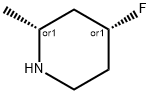 Piperidine, 4-fluoro-2-methyl-, (2R,4R)-rel-