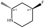 Piperidine, 4-fluoro-2-methyl-, (2R,4S)-rel-