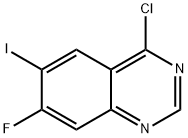 Quinazoline, 4-chloro-7-fluoro-6-iodo- Structural