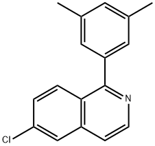Isoquinoline, 6-chloro-1-(3,5-dimethylphenyl)- Structural