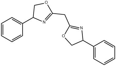 Oxazole, 2,2'-methylenebis[4,5-dihydro-4-phenyl- Structural
