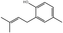 Phenol, 4-methyl-2-(3-methyl-2-buten-1-yl)- Structural