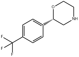 Morpholine, 2-[4-(trifluoromethyl)phenyl]-, (2S)- Structural